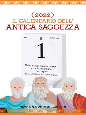 cover image of Il calendario dell'antica saggezza 2022